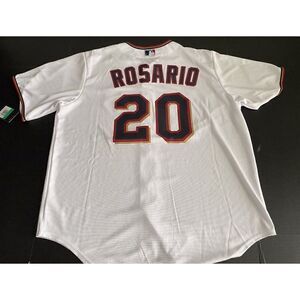 Nike MLB Minnesota Twins Eddie Rosario #20 White Jersey Men’s Size XL NEW